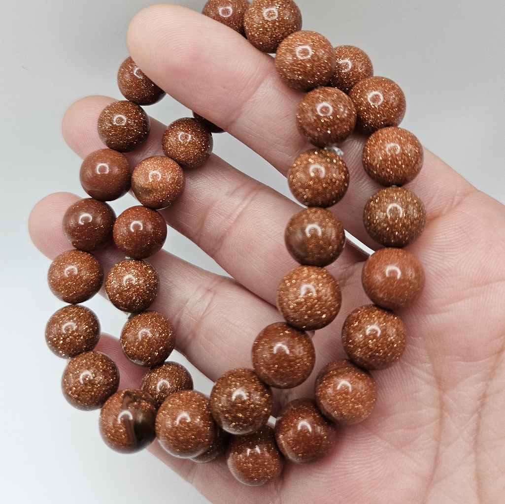 10mm Golden Sandstone Bracelet